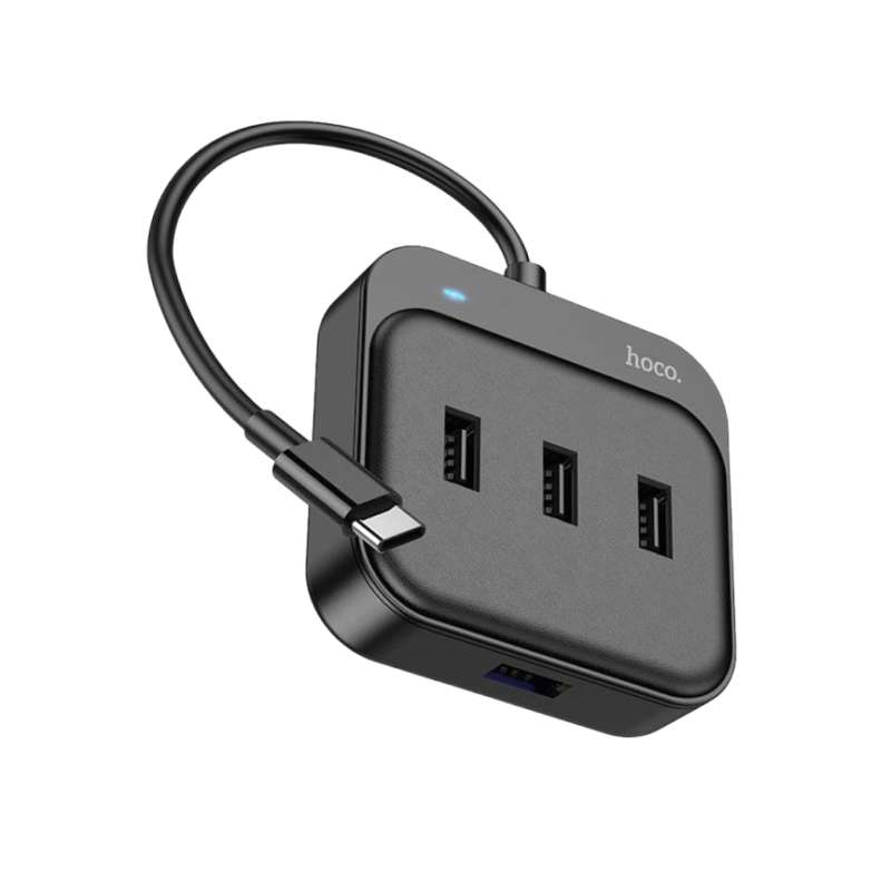 محول HB37 6 في 1 مع منافذ USB 3.0 وشحن PD 100W | أداء عالي ودقة مذهلة